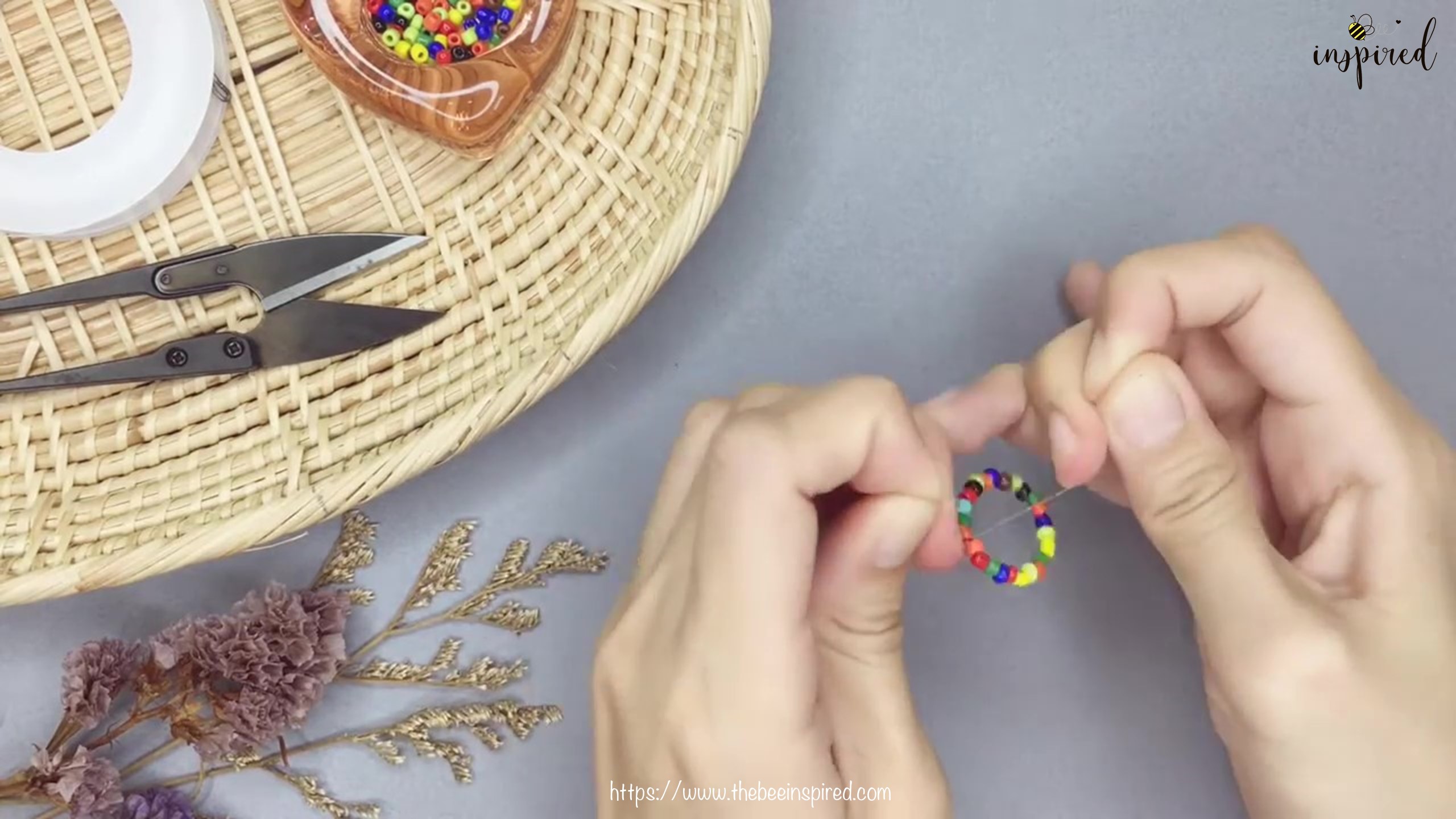 DIY Beaded Ring-1-5