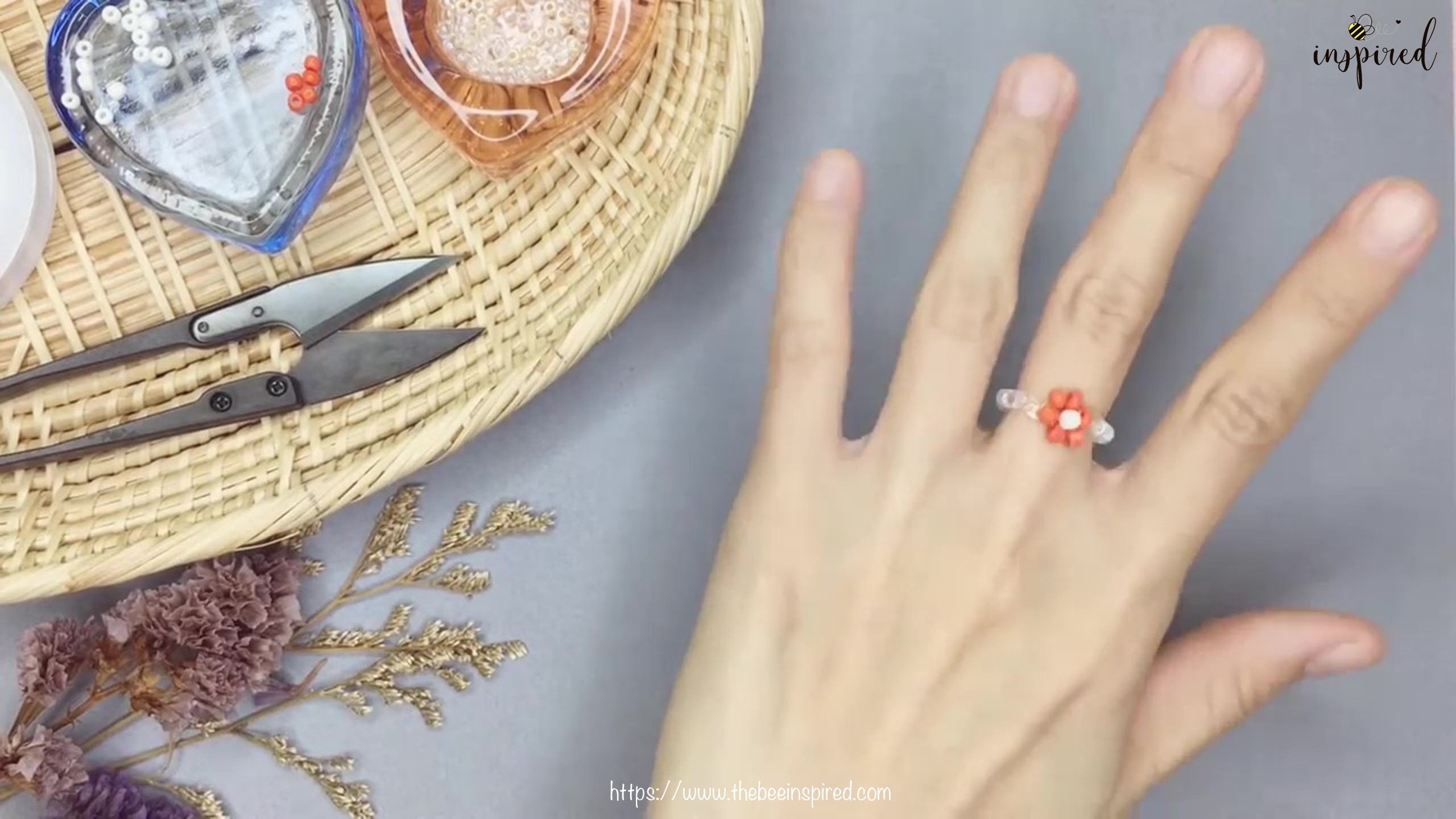 DIY Beaded Ring-2-10