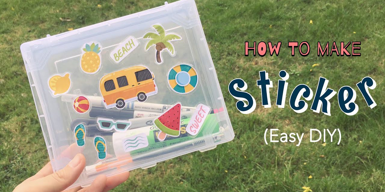 DIY Sticker From Clear Packaging Tape: วิธีทำสติ๊กเกอร์ง่ายๆ ด้วยสก็อตเทปใส