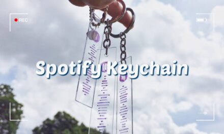 DIY Spotify Keychain (Without Cricut): วิธีทำพวงกุญแจโค้ดเพลง SPOTIFY ของขวัญง่ายๆ ทำให้แฟน