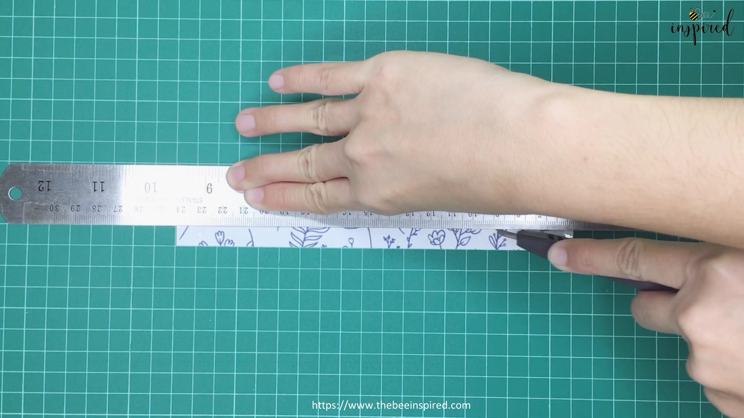 How to Make Washi Tape Masking Tape without Double Sided Tape_11