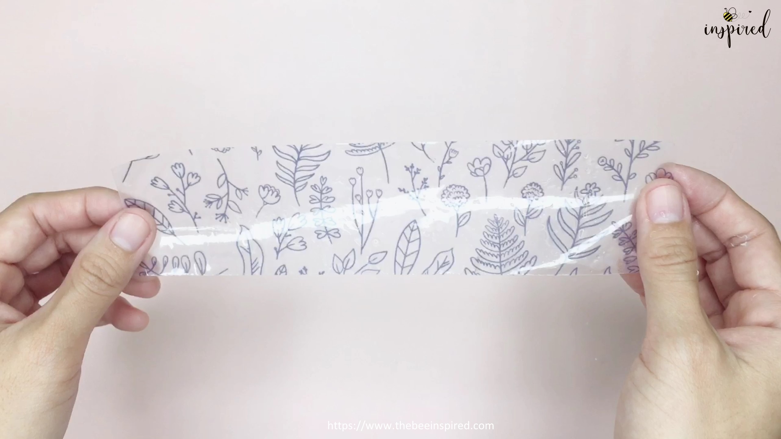 How to Make Washi Tape Masking Tape without Double Sided Tape_7