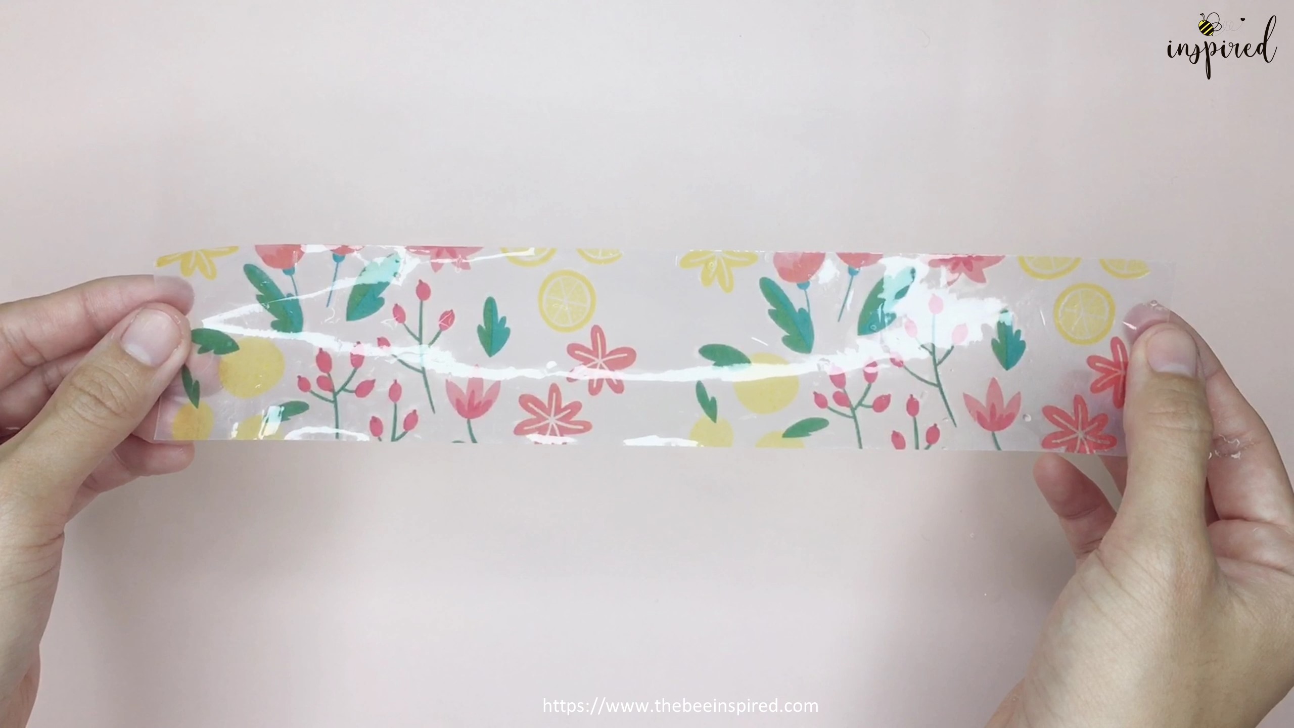 How to Make Washi Tape Masking Tape without Double Sided Tape_8