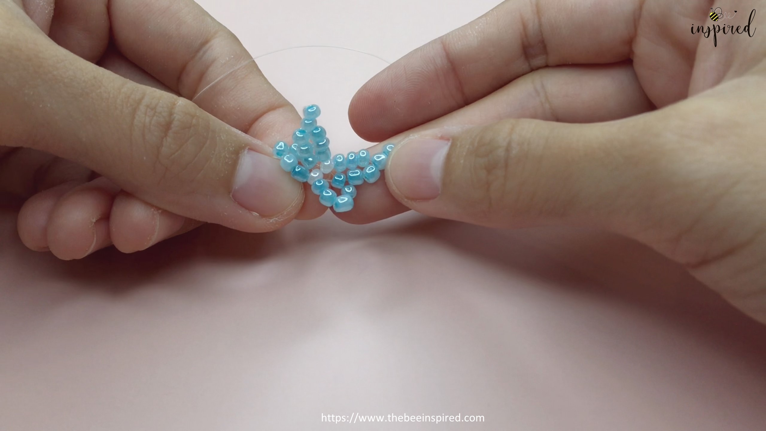 How to Make Butterfly Beaded Ring_32