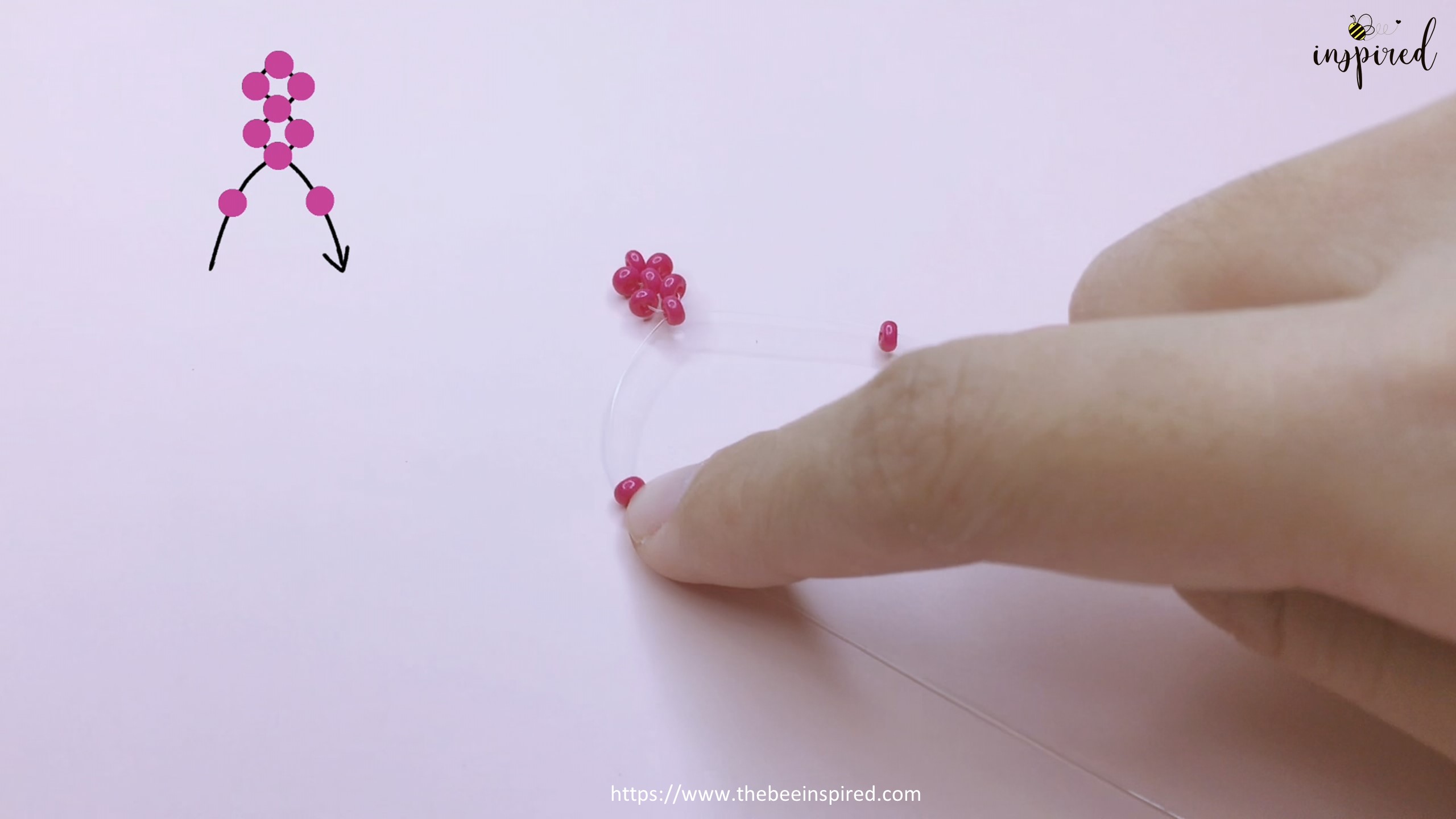 How to Make Cherry Beaded Ring_11