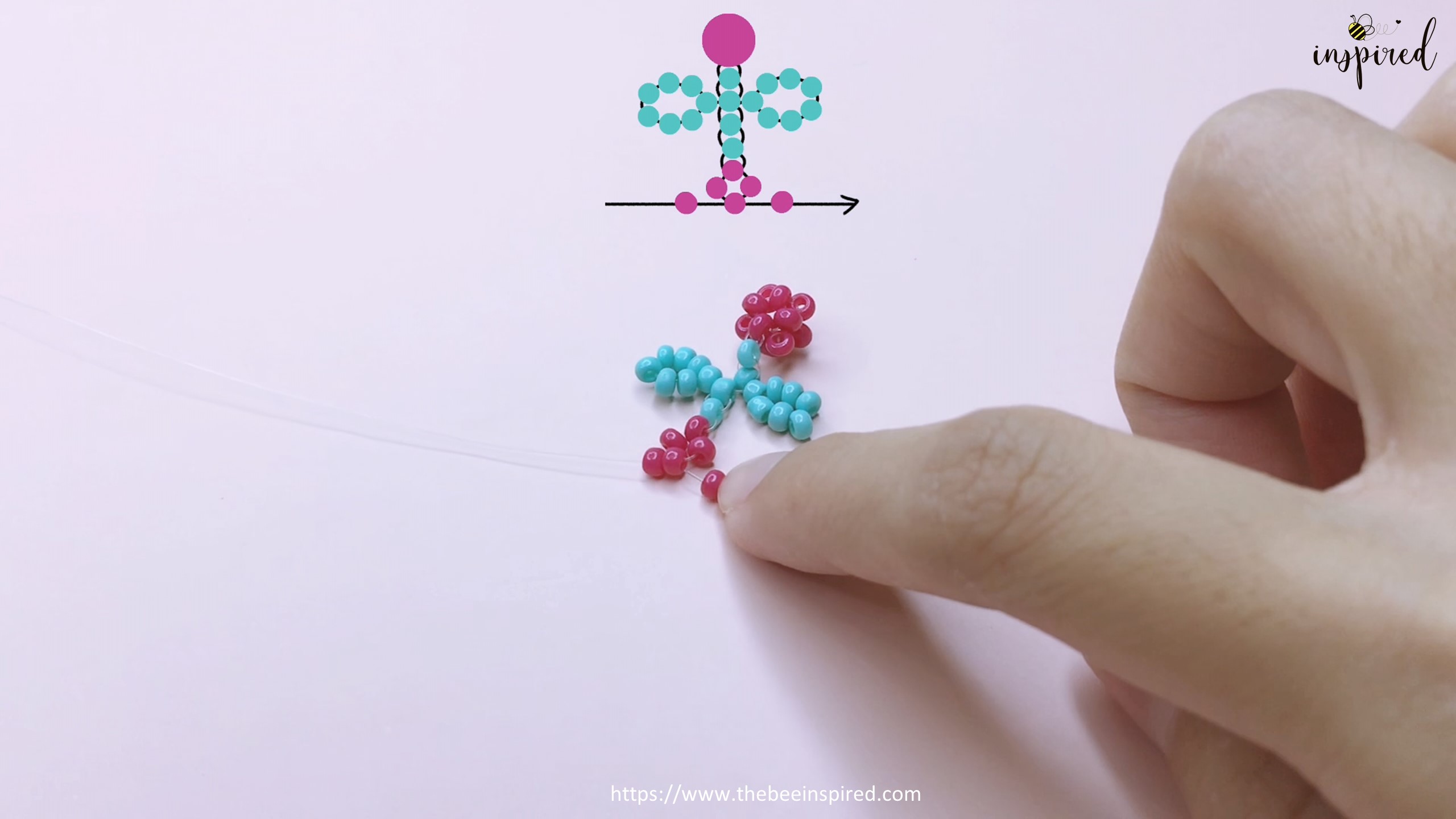 How to Make Cherry Beaded Ring_35