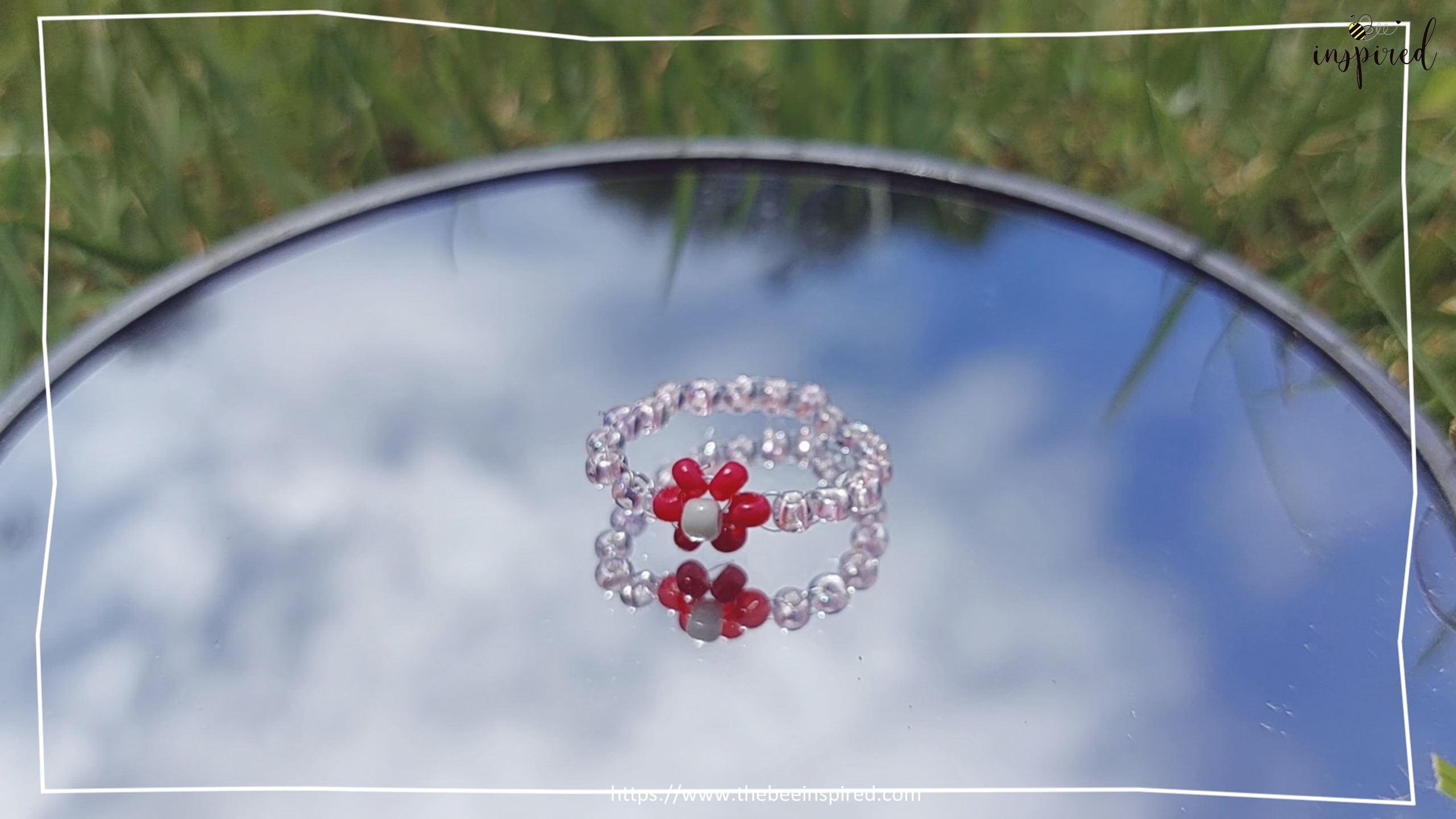 How to Make Daisy Flower Beaded Ring_24