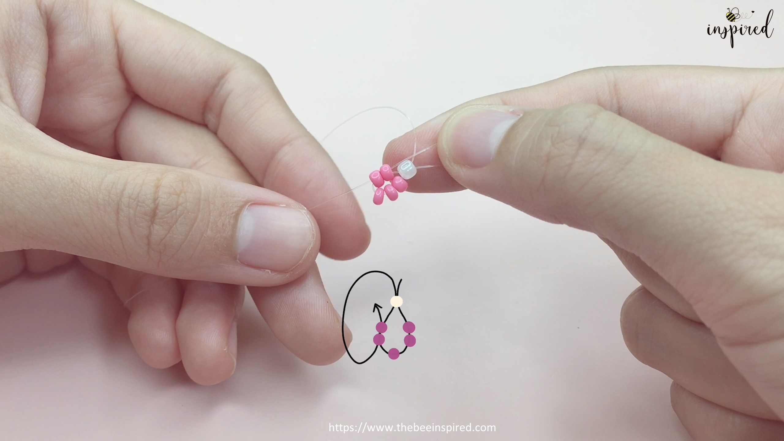 How to Make Daisy Flower Beaded Ring_5