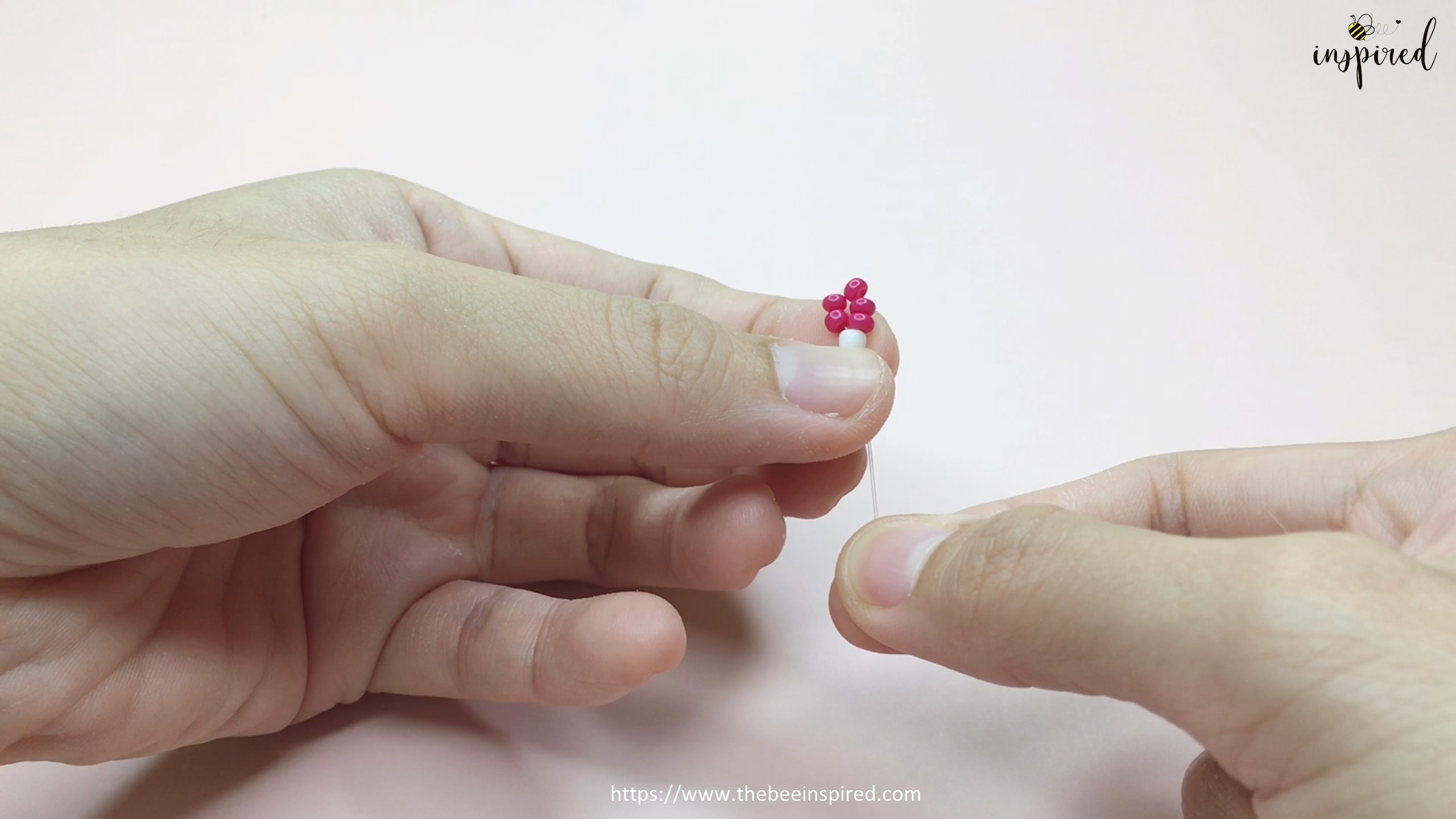 How to Make Daisy Flower Beaded Ring_5