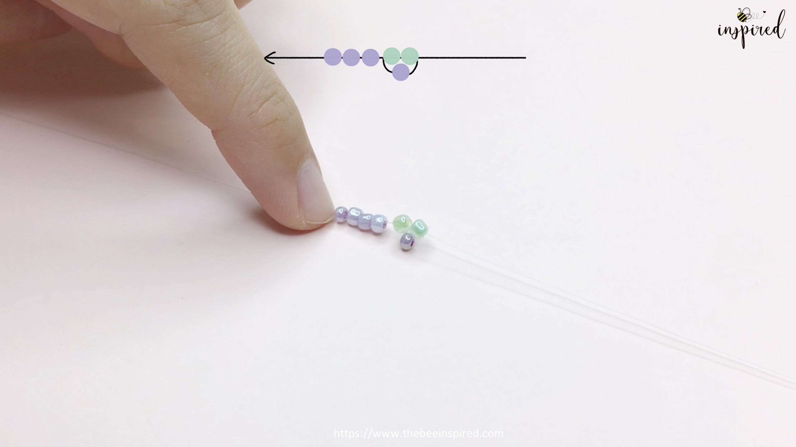 How to Make Grape Beaded Ring_6