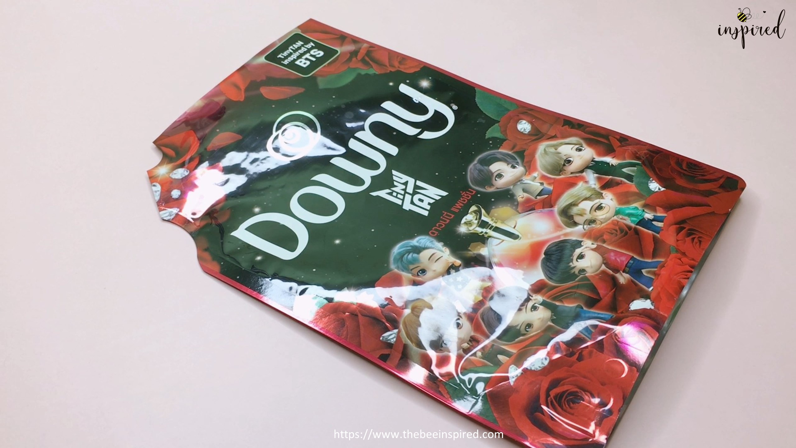 How to Make Downy x Tiny Tan BTS Sticker from Clear Sticker and Clear Packaging Tape_4