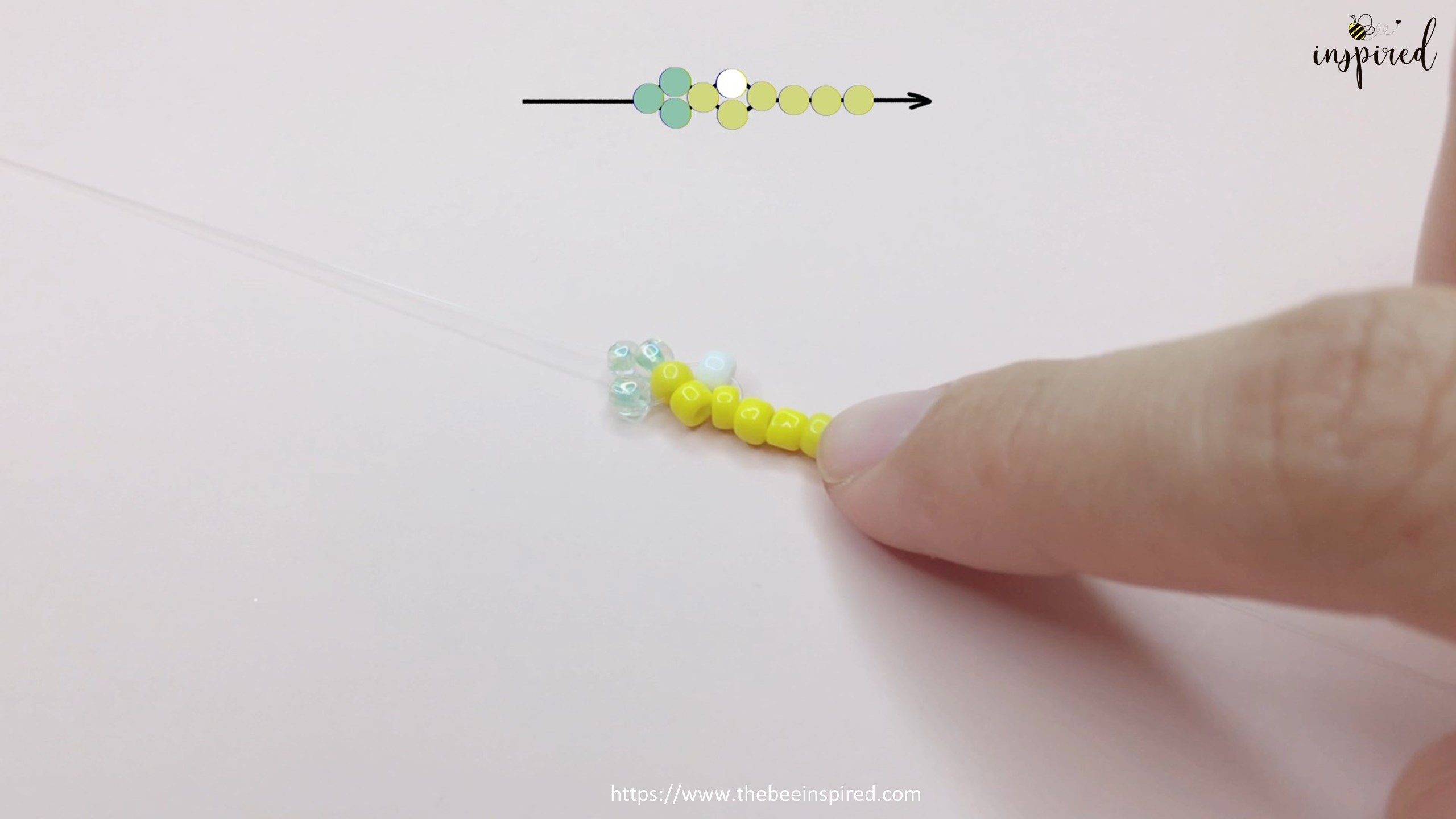 How to Make Daisy Flower Beaded Ring_10