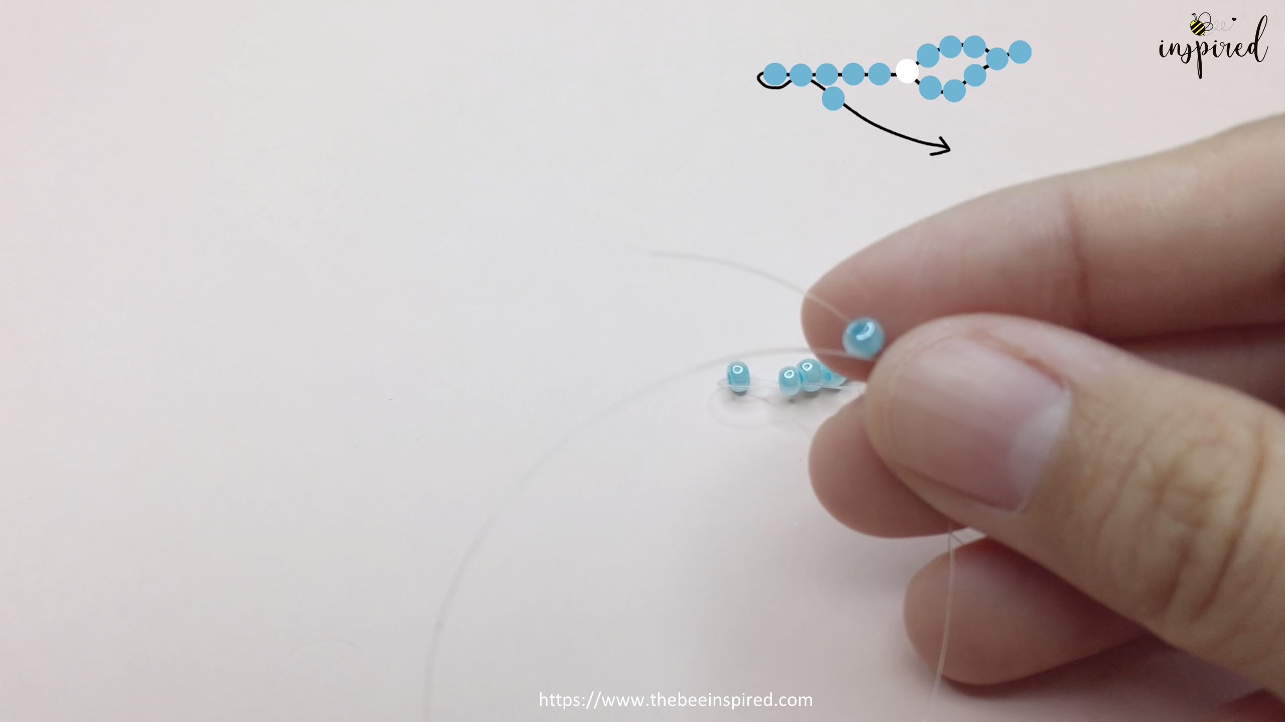 How to Make Butterfly Beaded Bracelet_16