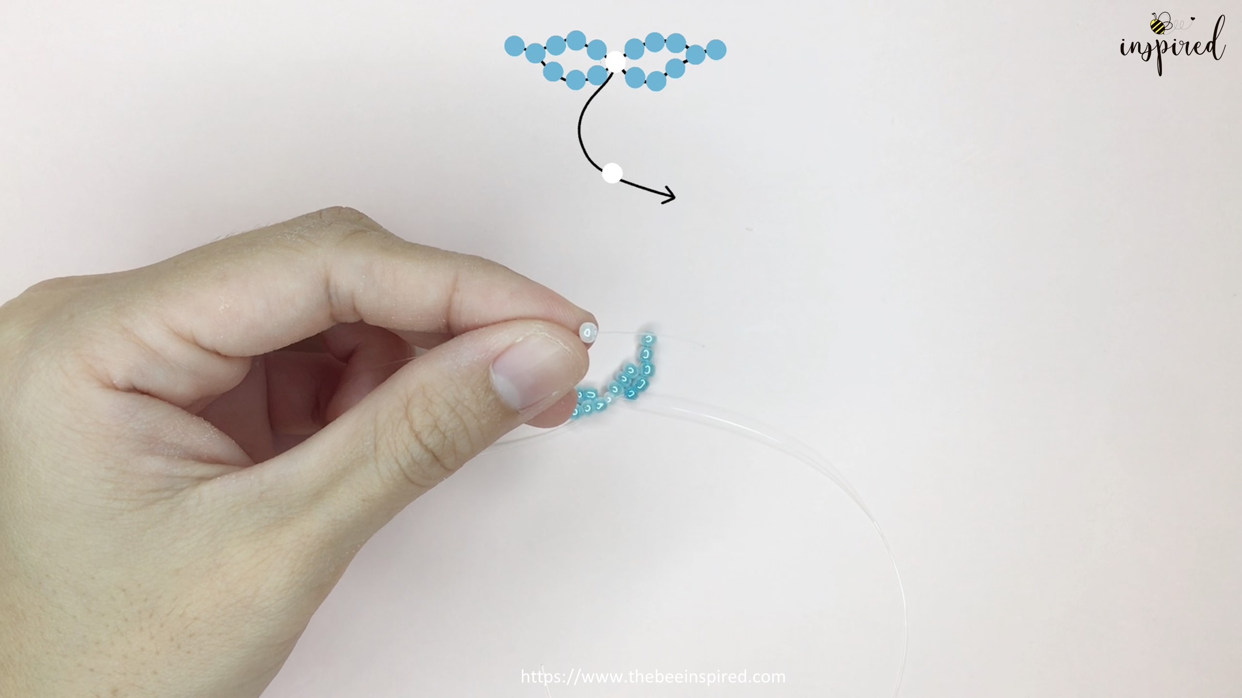 How to Make Butterfly Beaded Bracelet_20