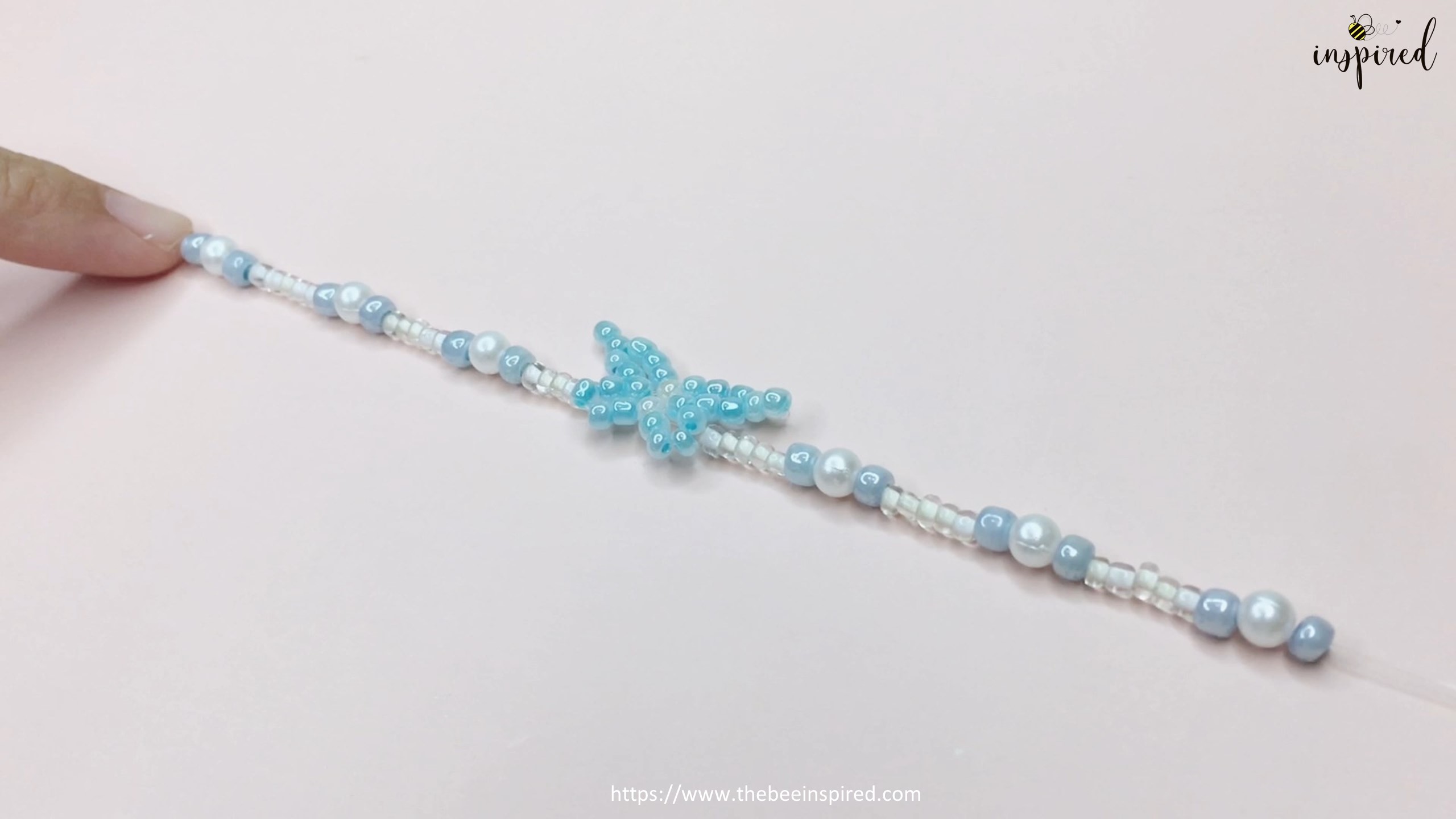 How to Make Butterfly Beaded Bracelet_35