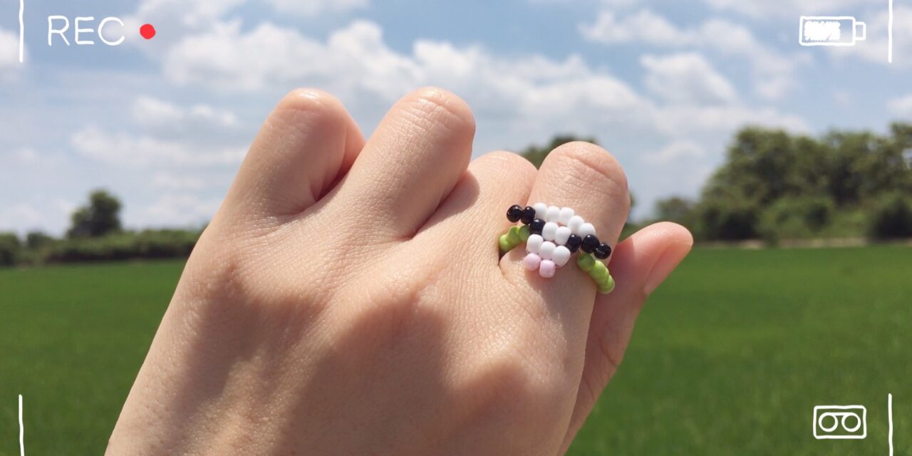 How to Make Cow Beaded Ring : วิธีทำแหวนลูกปัดลายวัว 🐮💍