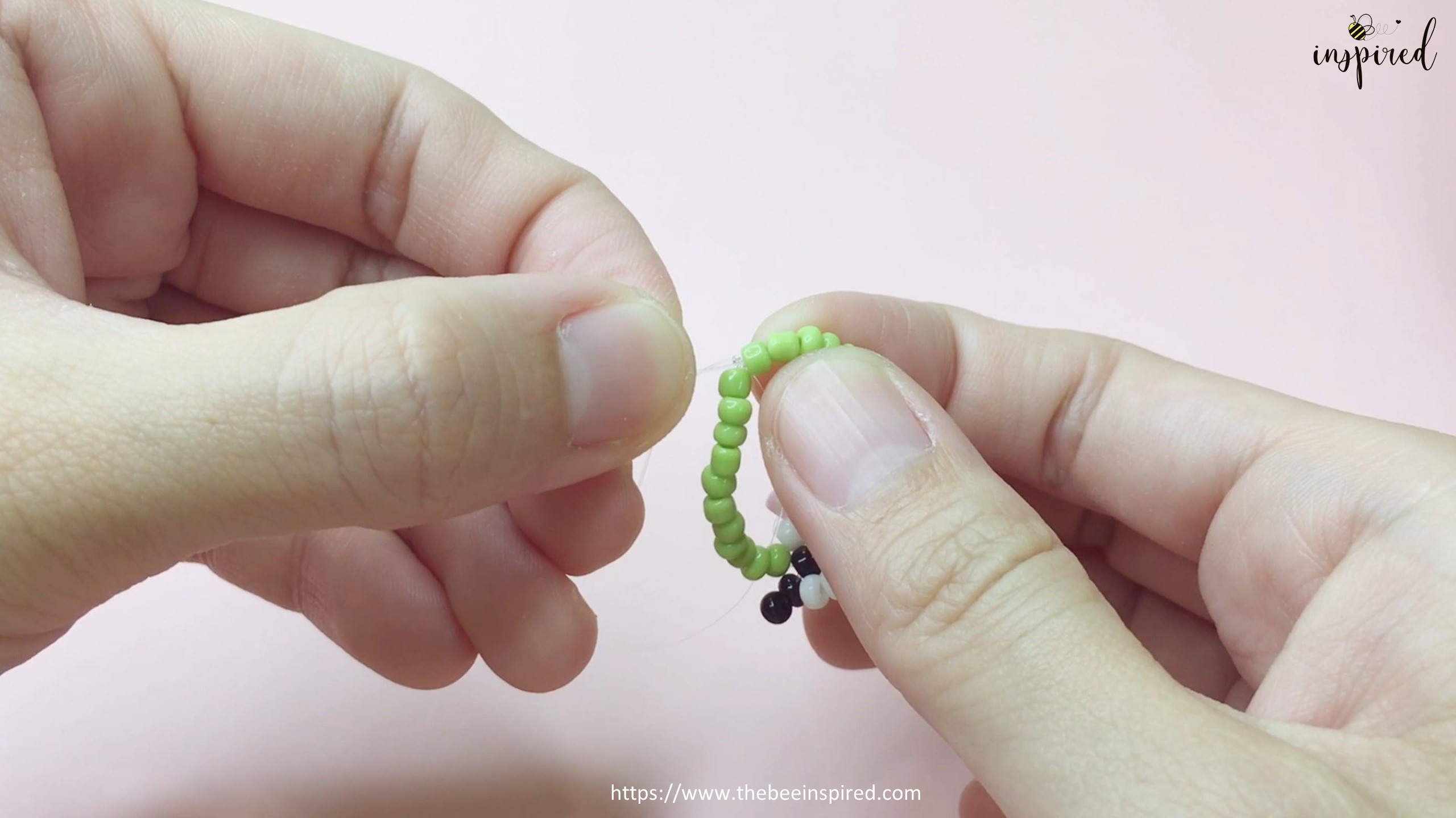 How to Make Cow Beaded Ring_18