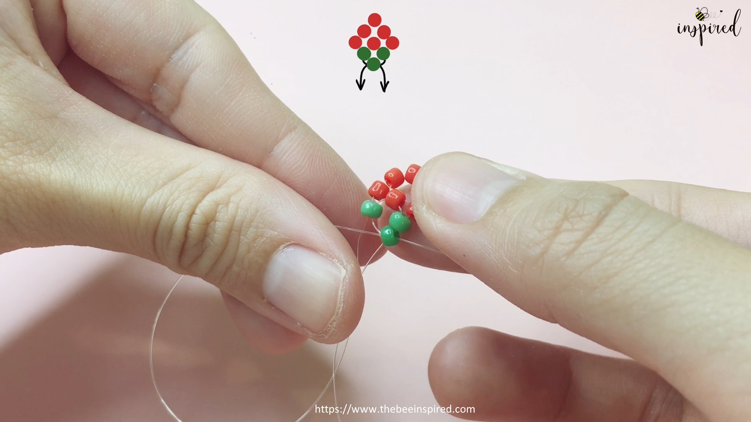 How to Make Strawberry Beaded Ring_15