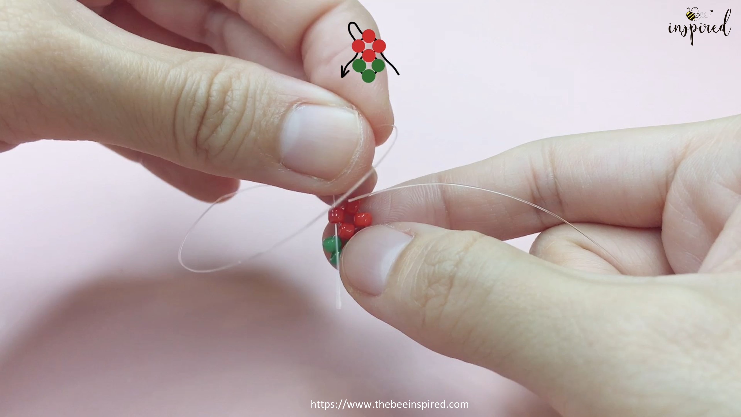 How to Make Strawberry Beaded Ring_8