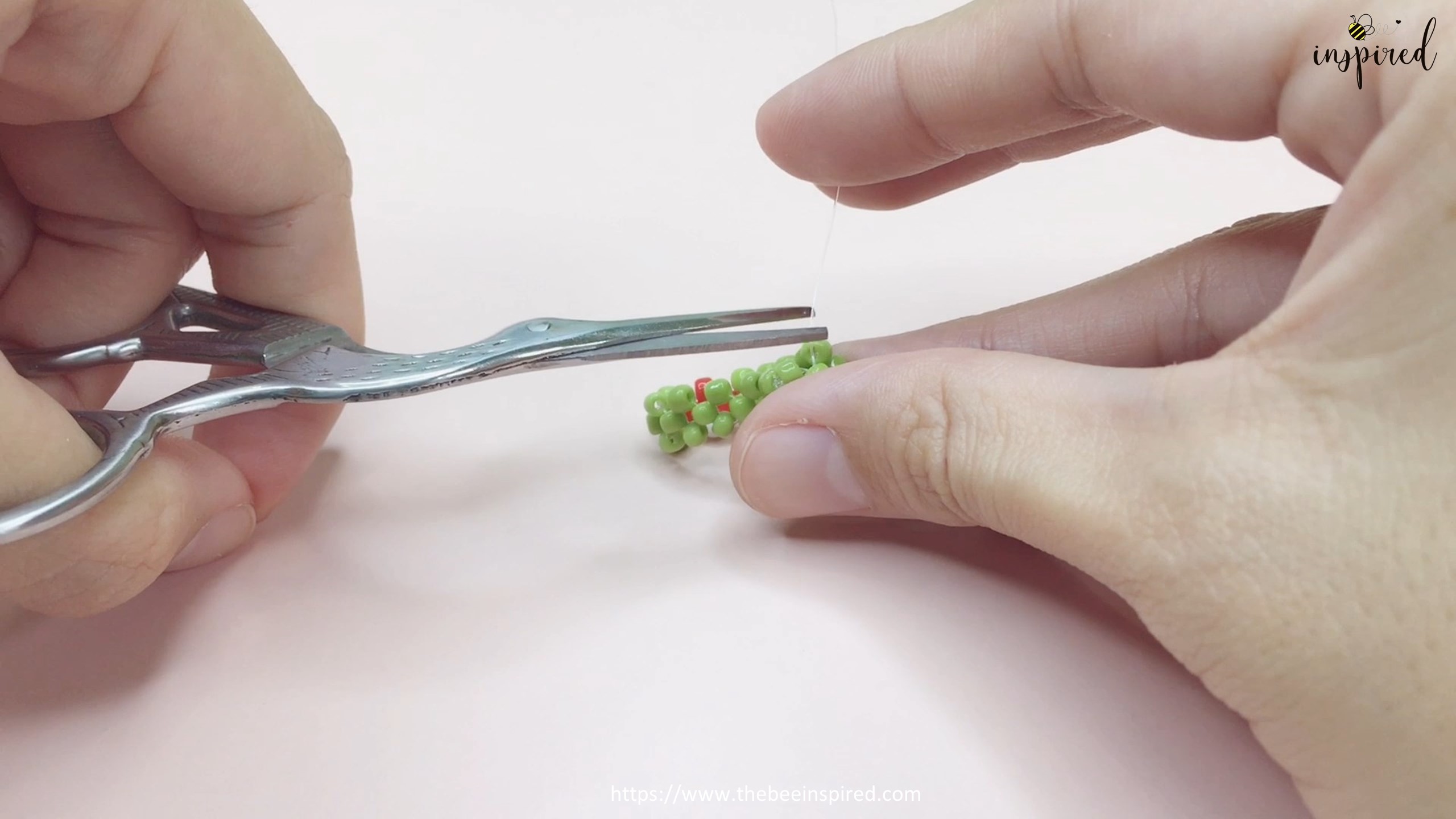 How to Make Mushroom Beaded Ring_35