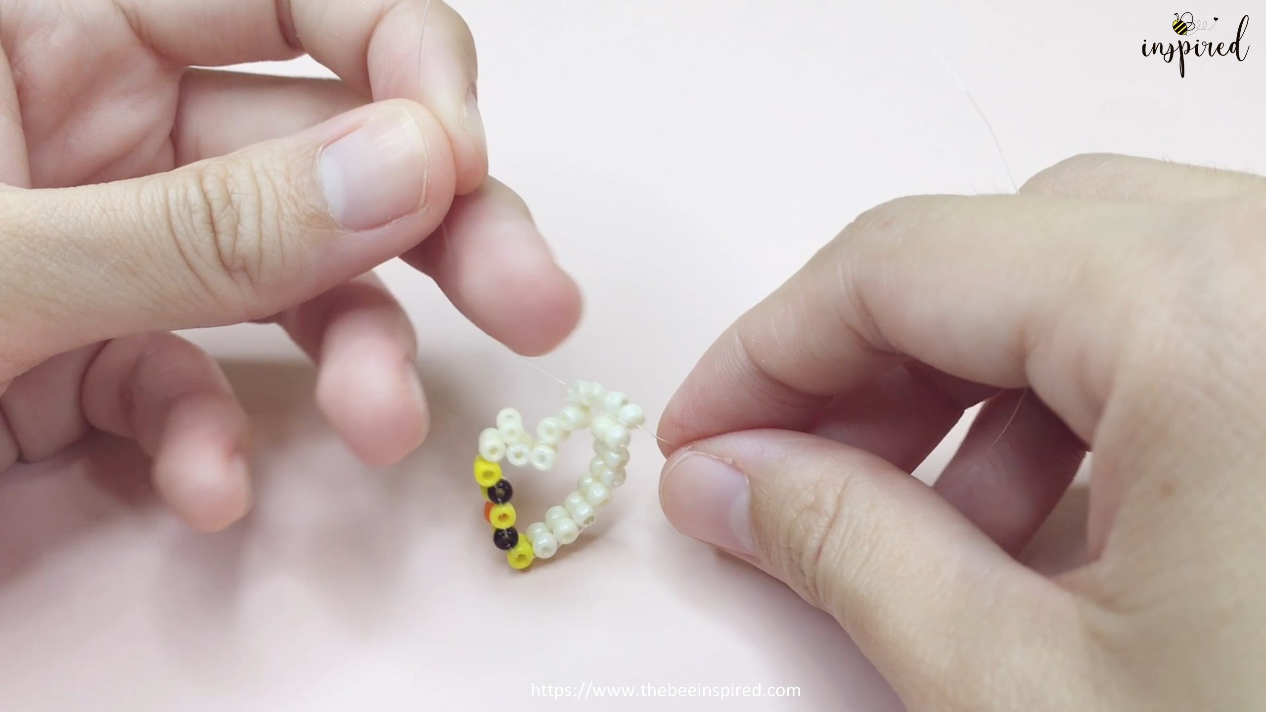 DIY Chicken Beaded Ring_16